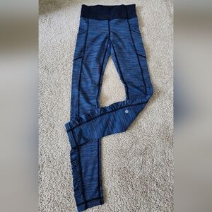 Lululemon Blue High-Waisted Leggings